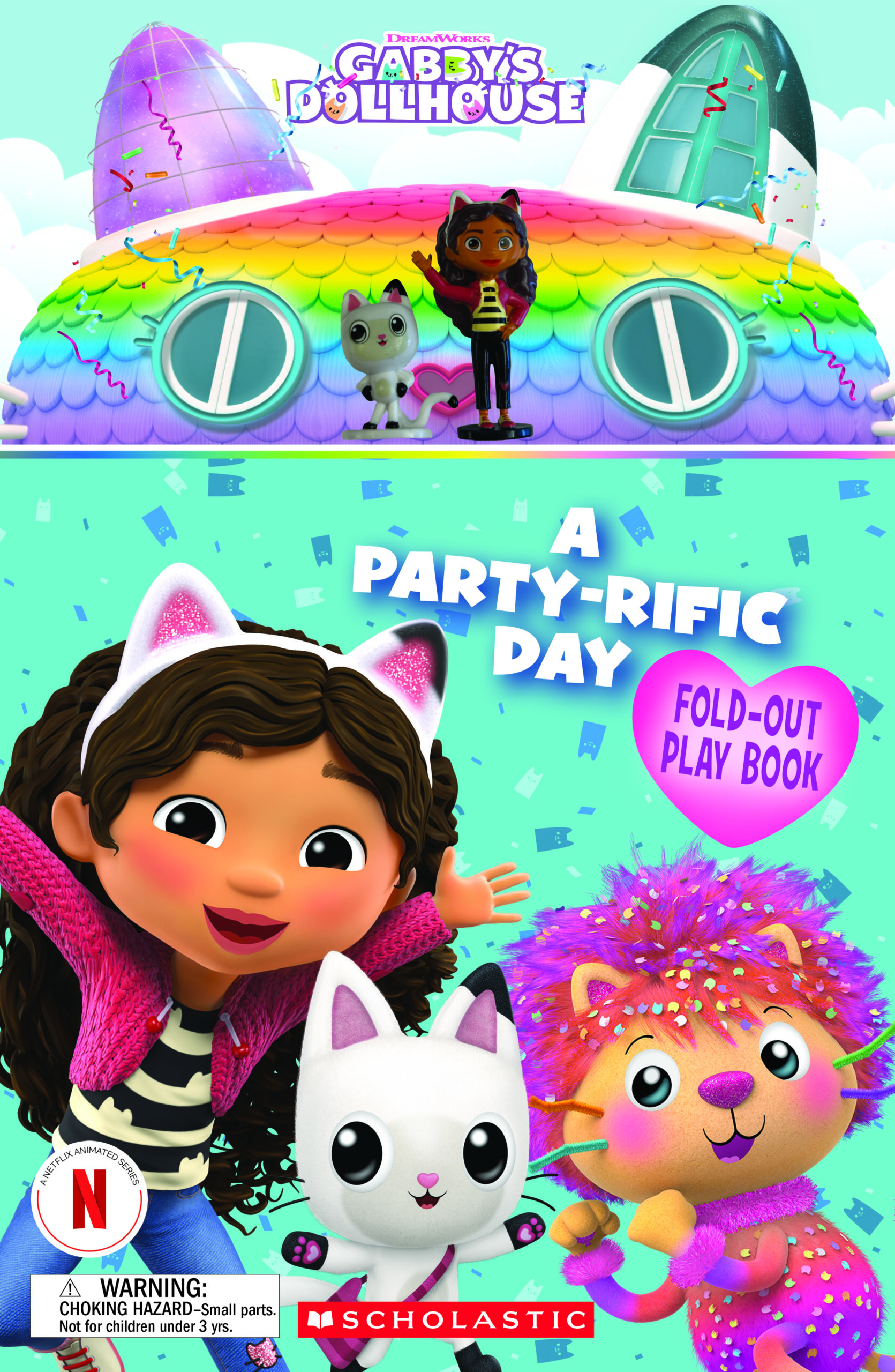 Gabby's Dollhouse Party-rific Day play set cover