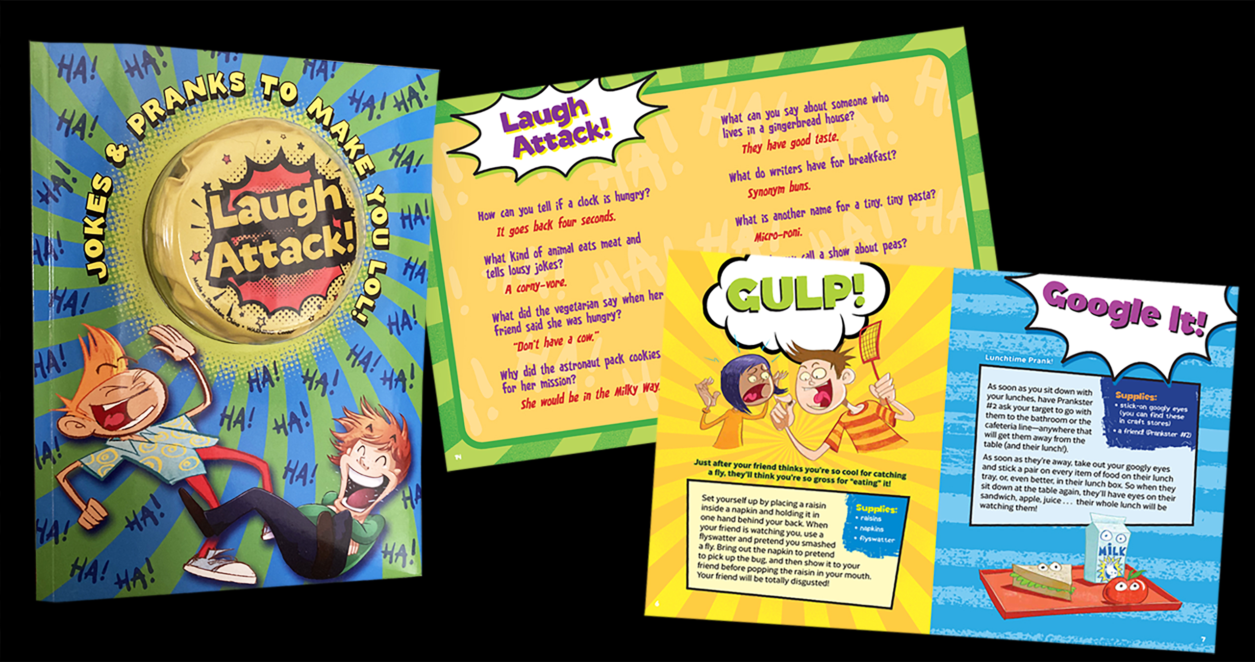 Laugh Attack cover and interior