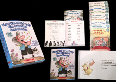 There Was an Old Lady Who Swallowed Some Phonics box set